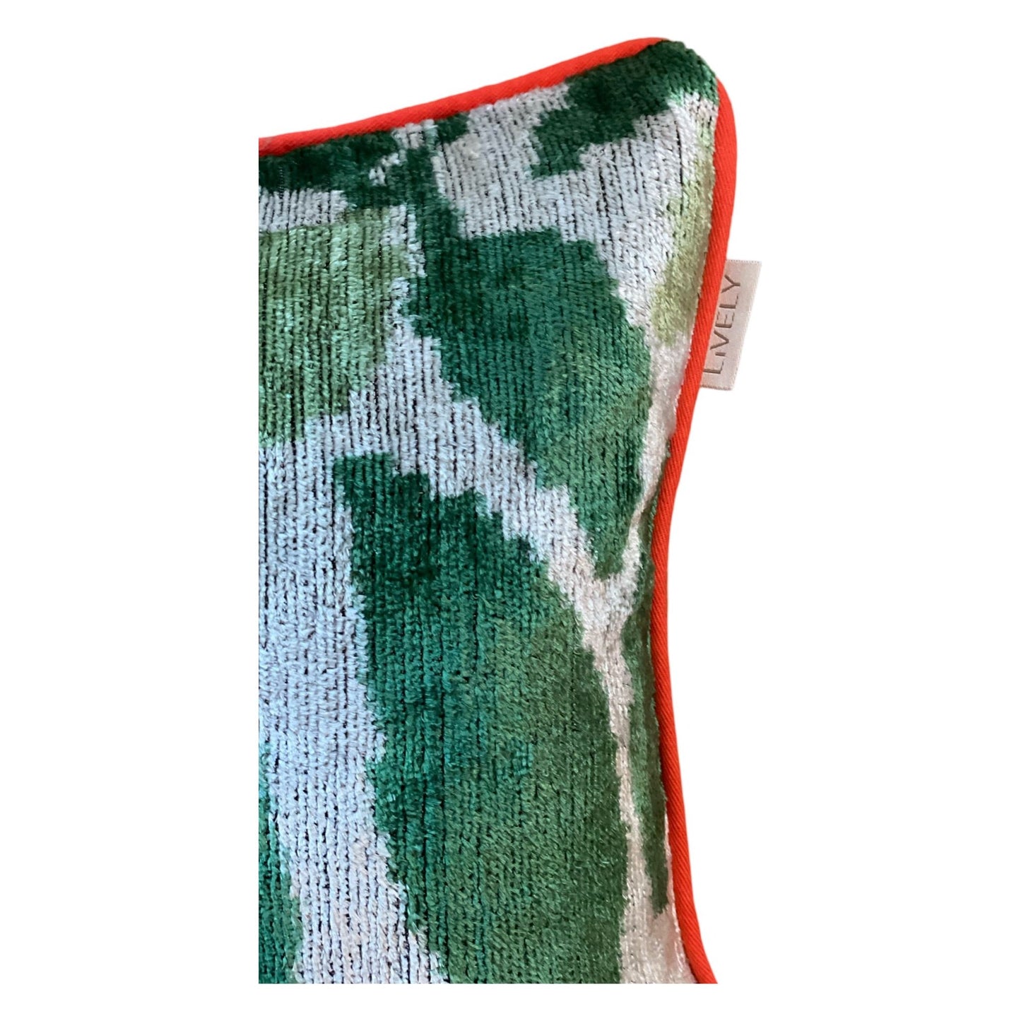 Putetrekk Leaf green 30x50 velvet